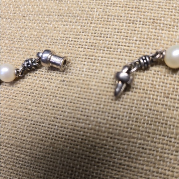 Michael Dawkins Pearl and Sterling Silver Necklace - Picture 3 of 5